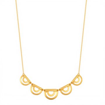 Chain Reaction Gold Necklaces