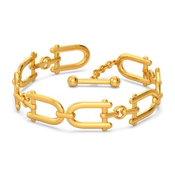 Lock N Rock Gold Bracelets