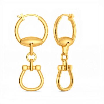 Chains N Props Gold Earrings