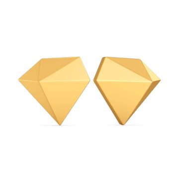 Hero Folder Gold Earrings