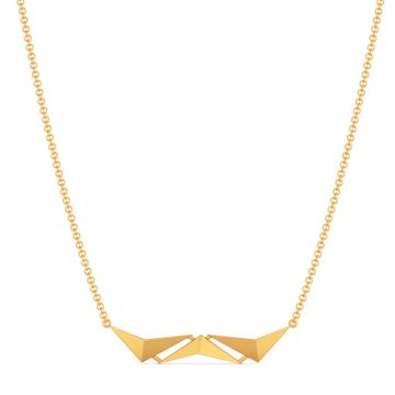 Edgy Arrows Gold Necklaces