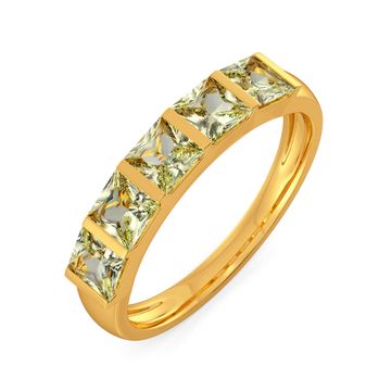 Mod Greens Gemstone Rings