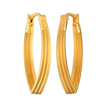 Hip Suiting Gold Earrings