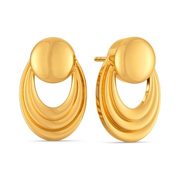 Glam Power Gold Earrings