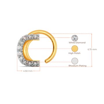 Waist Suits Diamond Nose Pins
