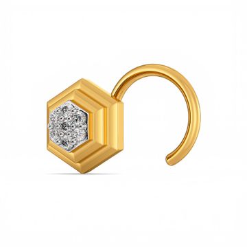 Crisp Suiting Diamond Nose Pins
