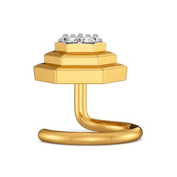 Crisp Suiting Diamond Nose Pins