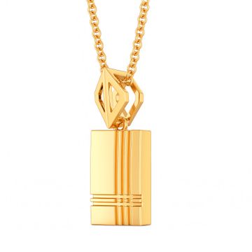 Maverick Plaids Gold Pendants