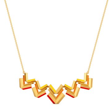 Block O Fever Gold Necklaces