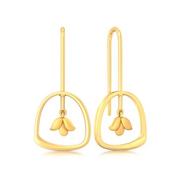 Shy Lily Gold Earrings
