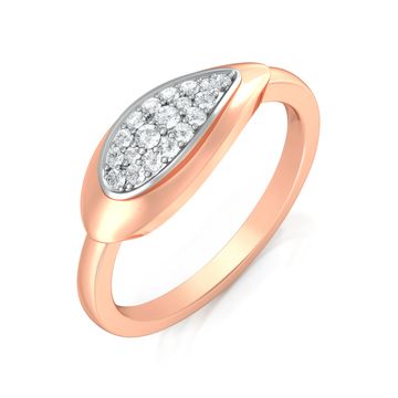 Mistletoe Diamond Rings