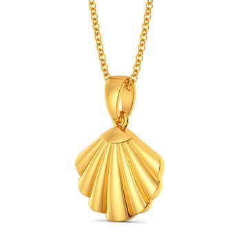 Cease Scallop Gold Pendants