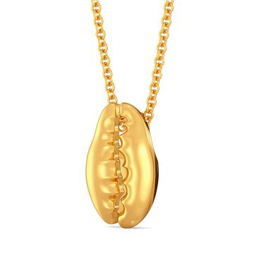 Shell Shocks Gold Pendants