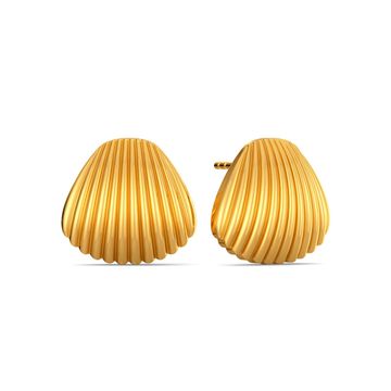 Clam Revamp Gold Earrings