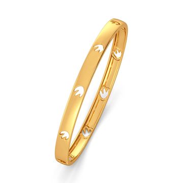 The Tropical Trivia Gold Bangles