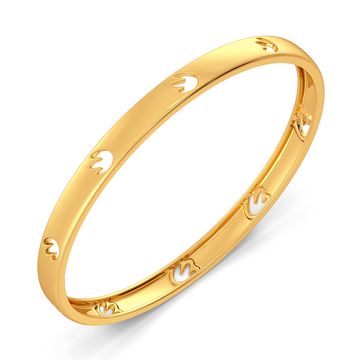 The Tropical Trivia Gold Bangles