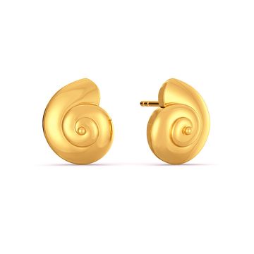Shell Belle Gold Earrings