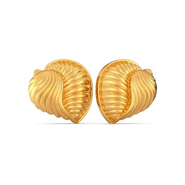 The Conch Shells Gold Earrings