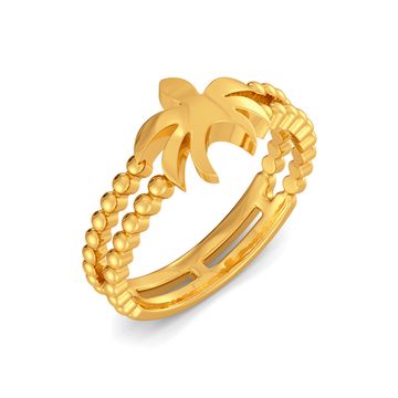 The Trippy Tropical Gold Rings