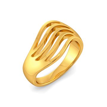 Tide and Stride Gold Rings