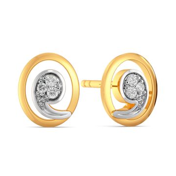 The Shell Spell Diamond Earrings