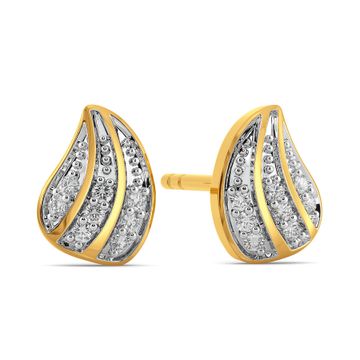 Shell Sheen Diamond Earrings