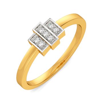 Casual Checks Diamond Rings