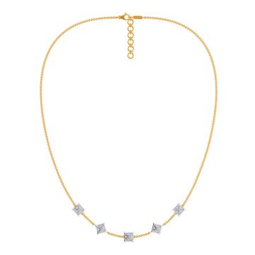 Chequered Panes Diamond Necklaces