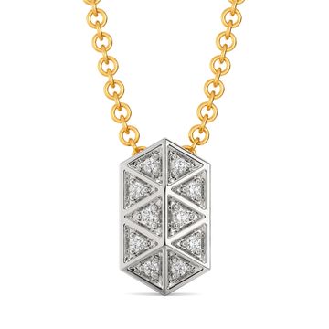 Trinity Checks Diamond Pendants