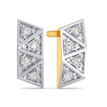Trinity Checks Diamond Earrings