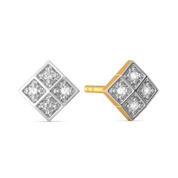 Wear N Square Diamond Earrings