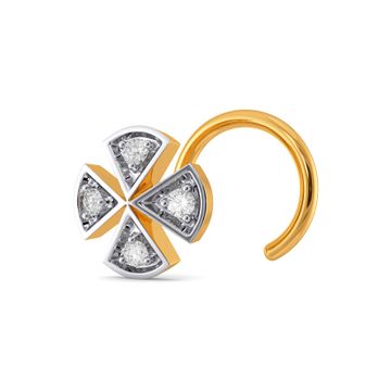 Mad for Plaid Diamond Nose Pins