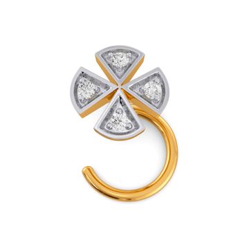 Mad for Plaid Diamond Nose Pins