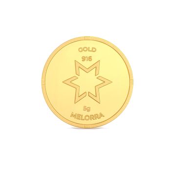 5 Gram 22 Karat Gold Coin