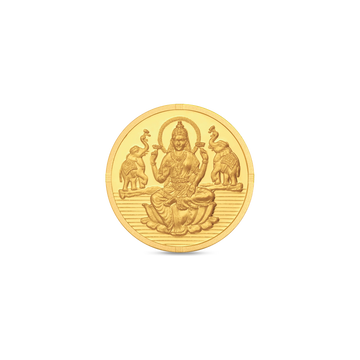 Goddess Lakshmi 3 Gram 24 Karat Gold Coins
