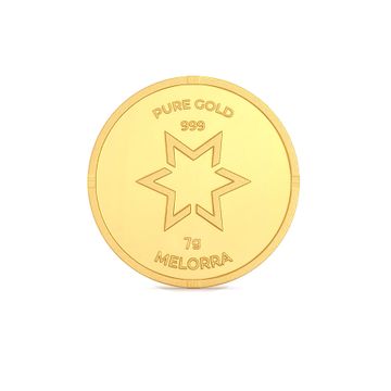 Goddess Lakshmi 7 Gram 24 Karat Gold Coins