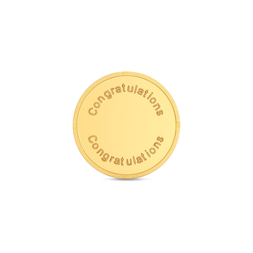 Congratulations 2 Gram 22 Karat Gold Coins