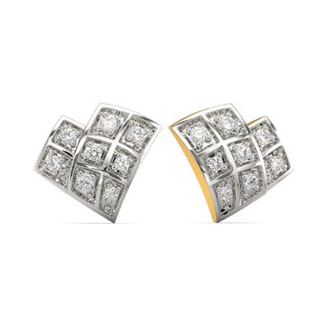 Check Together Diamond Earrings