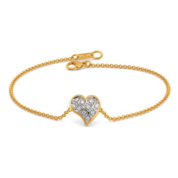 Plaid Date Diamond Bracelets