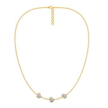 Plaid Date Diamond Necklaces