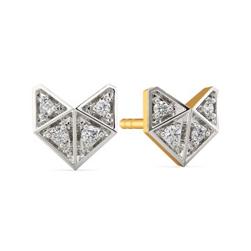 Crush O Check Diamond Earrings