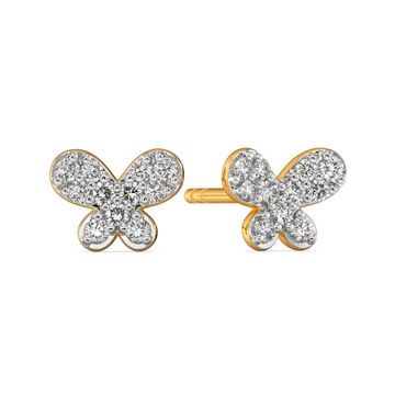Butterfly Binds Diamond Earrings