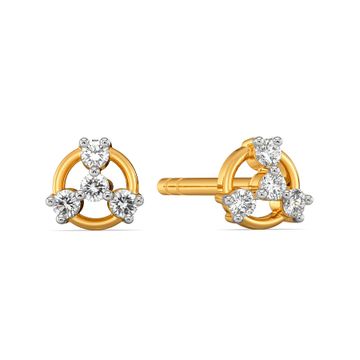Spin the Wheel Diamond Earrings
