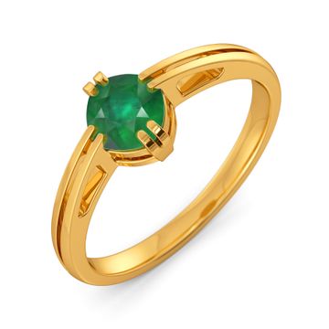 Green Grande Gemstone Rings