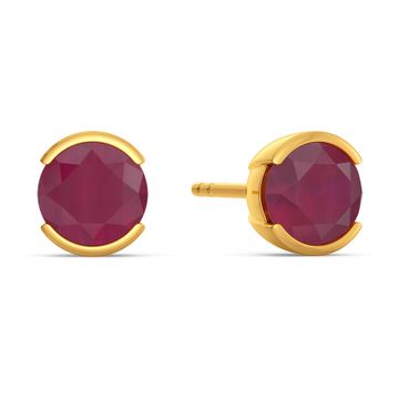 Carmine Calls Gemstone Earrings