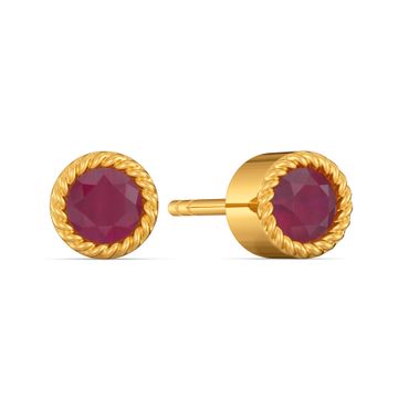 Crimson Crush Gemstone Earrings