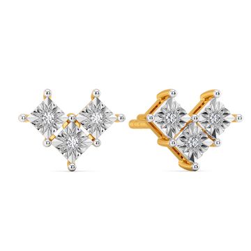 Rhomb N Razzle Diamond Earrings