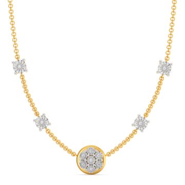 Dazzle N Loop Diamond Necklaces