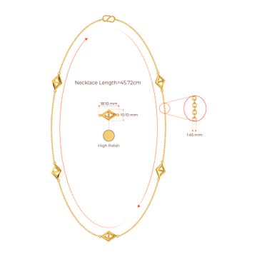 Rhomb Com Gold Chains