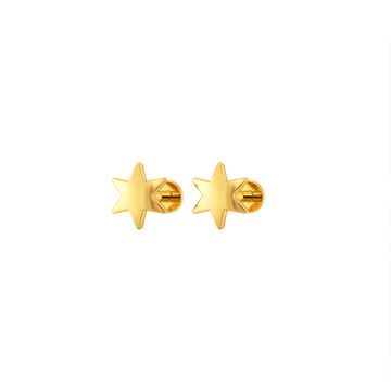 Star Revoir Gold Earrings